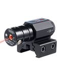 Pinty Compact Tactical Red Rail Laser Sight with Picatinny Mount Alan Wrenches for Hunting - Updated for 20mm Picatinny & 11mm Dovetail Rails