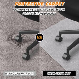 SHAREWIN Office Chair Mat 120x90cm – Floor Protection for Desks