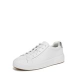 Vionic Women’s Colbie Lace-Up Trainer Wide Fit | White Leather | Lightweight Casual Sneaker | VIO Motion Arch Support & Plantar Fasciitis Relief | Comfortable Walking Shoes | UK 5