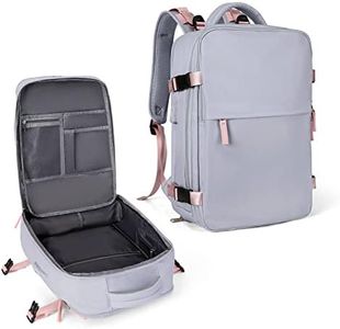 coowoz Large Travel Backpack Women, Carry On Backpack,Hiking Backpack Waterproof Outdoor Sports Rucksack Casual Daypack School Bag, Light Purple-large, Large, Rucksack Backpacks