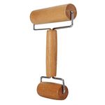 Mini Rolling Pin Pizza Dough Roller Pizza Baker Roller Pastry Rolling Pin, Wooden Roller Pizza Roller, Noodles Fondant for Egg Tart for Roll Cookies(Style 1)