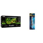 Fluval Flex Aquarium Kit (32.5 US gal) + Fluval M100 Submersible Heater (100 W)