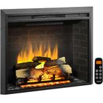 LegendFlame Carl 35" W Electric Fireplace Insert (EF264), Fireplace Heater 750/1500W, Fire Crackling Sound, Remote Control…