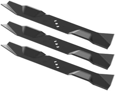 Mowrator 21 Inches Mulching Blade 3pcs, Leaf & Grass Mulching