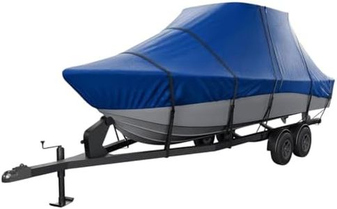 Seal Skin Covers T-Top Boat Cover, Waterproof & Heavy-Duty Cover for Center Console Boats, Fits 28'-30'L x 120" W (Beam), UV & Fade Resistant, Secure Fit with Straps for All-Weather Protection