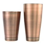 Barfly M37009ACP Cocktail Tin, Set (18 oz and 28 oz), Antique Copper