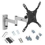 Maclean MC-675 Aluminum Articulating TV Wall Mount Bracket LCD LED Plasma 13" - 42" 20kg for RV, Motor Home, Caravan