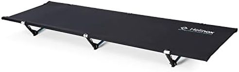 Helinox Cot One Lightweight, Compact, Collapsible, Portable Camping Cot, Long, Black