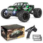 HAIBOXING 1:18 Scale 4WD RC Car 18859, 36 km/h High Speed All Terrain Off-Road Truck, 2.4GHz Remote Control Monster Truck, Waterproof Electric Vehicle with 2 Rechargeable Batteries, RTR