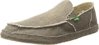 Sanuk Men's Rounder Slip-On Loafer, Brown, 9 M US