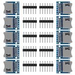 ACEIRMC 10pcs Micro SD SDHC TF Card Adapter Reader Module with SPI Interface Level Conversion Chip for Arduino