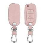 kwmobile Key Cover Compatible with VW Skoda Seat - Rose Gold