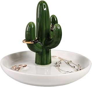 AUTOARK Cactus Ring Holder Jewelry Tray,Desktop Jewelry Display Organizer,Office & Home Decor,Wedding Birthday,AJ-205