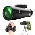 8-30x50 Monocular Telescope with Smartphone Holder, Hand Starp & Tripod, High Powered FMC & BAK4 Scope, Birthday Gifts for Men Dad Him Husband Teen, Gifts for Fathers Day, Outdoors Hiking Gear