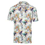 Royal & Awesome Toucan Golf Polo Shirts for Men, Golf Tops for Men, Golf Shirts Men, Men's Golf Shirts, Mens Golf Polo Shirts