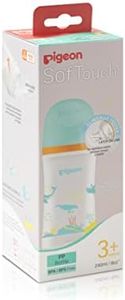 Pigeon SofTouch 3 Bottle PP 240ml Dolphin (M)