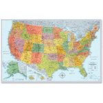 Rand McNally Bold Wall Map (RM528012762) by Rand McNally