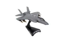 Daron Postage Stamp PS5602 USAF F-35 Version A F-35 Lightning II USAF 1/144 Scale Diecast Model with Stand