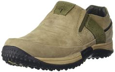 Woodland Men's Dubai Khaki Leather Closed Shoe-44 EU (OGCC 3482119)