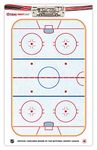 Fox 40 Schools Ice Hockey clipboards, Blue, White, RED