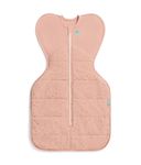 Love To Dream™ Swaddle UP™, Newborn 2.2-3.8 kg - Pebbles Rose, Snug Fit, Supports Healthy Sleep Routine, 2.5 Tog for Cool Temps (16-20°C), Machine Washable Stretch Cotton, 2 Zips, Easy Nappy Change