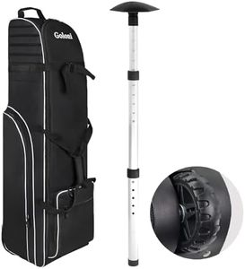 Goloni Golf Travel Bag with Wheels,Travel Golf Bags for Airlines,600D Wear-Resistant Oxford Fabric Golf Travel Case with Adjustable Support Rod