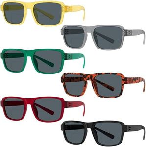 Eyekepper Bifocal Sunglasses for Women Men 2.25, Sturdy 6 Pack