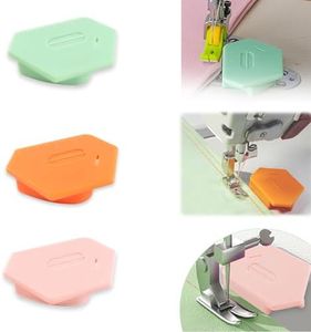 Magnetic Seam Guide for Sewing Machine, New Upgraded Multi-Purpose Tool Polygonal Strong Magnetic Gauge, Multifunctional Polygonal Hemmer Guide with Scale, Sewing Accessories Supplies (3 Colors)