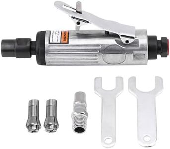 OKBY Amoladora Angular Neumática De 1/4", Amoladora Neumática De Aire, Herramienta De Pulido De 90 Grados,Herramientas De Grabado De Pulido,Para Coche