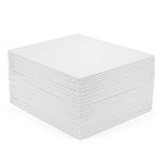 Tosnail 36 Pack 8" x 10" Artist Painting Canvas Panels White Blank Stretched Canvas Canvas Board for Oil or Acrylic Painting Party