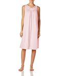 Shadowline Women's Petals 40 Inch Sleeveless Waltz Gown, Pink, Medium