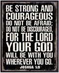 Be Strong and Courageous Scripture 