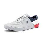 U.S. Polo Assn. Mens Clanal Grey Sneaker - 8 UK (2FD22562G07)