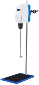 +UXI Overhead Stirrer LCD Digital Labotary Lab Stirrers Mixer Time and Speed Adjustable 30-2200rpm Max.100L Max.100000mpa.s Industrial Stirrer Mixer Homogenizer Grinder 110V 20/40/60/100L (40L)