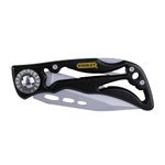 STANLEY 0-10-253 Skeleton Pocket Knife for Home & Professional Use Ideal for Cutting Into Multiple Surfaces, YELLOW & BLACK