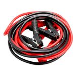 GEARCELL 6 Meters 3000 AMP 2X Jump Leads Heavy Duty Car Battery Jump Leads Booster Cables Jumper Cable With Gloves for Petrol Diesel Car Van