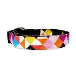 High On Dogs Geometric Tiles Dog Collar - Size S