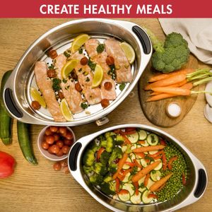 Magimix Stainless Steel Food Steamer, 12.2L Capacity
