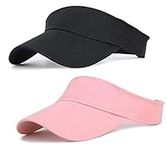 Kids Sun Visors Adjustable Cap - Unisex for Children Athletic Sports Hats UV Protection fit for 5 to 12 Years Old 52-56cm