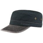 Stetson Katonah Cotton Army Cap Women/Men -, Navy, 7-7 1/8