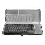 Geekria 75% Keyboard Case, Hard Shell Travel Carrying Bag for 84 Keys Computer Mechanical Gaming Keyboard, Compatible with Logitech MX Mechanical Mini Wireless Illuminated Keyboard, Nuphy Air75