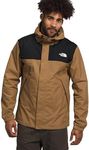 The North Face Men's Antora Jacket, Utility Brown/TNF Black, Small