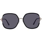 Tom Ford Grey Butterfly Ladies Sunglasses FT0809K 01A 61, Black, 61