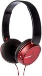 Sony MDR-ZX310 Foldable Headphones - Metallic Red