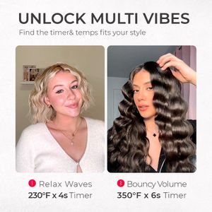TYMO ROVY 32mm Hair Waver – Gold Ceramic Styling Tool