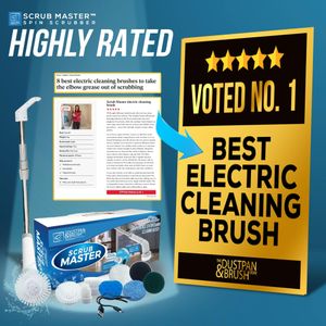 Scrub Master Electric Spin Scrubber – Cordless Power Cleaning Brush
