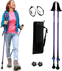York Nordic Motivator Walking Poles for Balance and Rehab - Patented Stability Grips - Lightweight, Adjustable, and Collapsible - 2 Pieces Adjustable w/flip Locks - Heights 4'6" up to 6'2" - 230 lbs