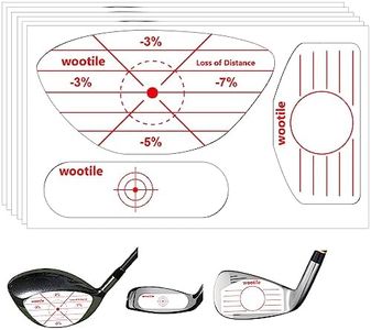 Golf Driver Impact Tape Labels 120 Pcs Golf Impact Stickers for Swing Training Irons Putters and Woods