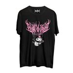 SUING The Viallian Hello Kitty T Shirt (X-Large) Black