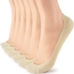 WISVOOO No Show Socks Womens Liner Ultra Low Cut Non Slip Invisible Socks for Flats